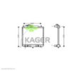 KAGER 31-0295 Radiator, engine cooling